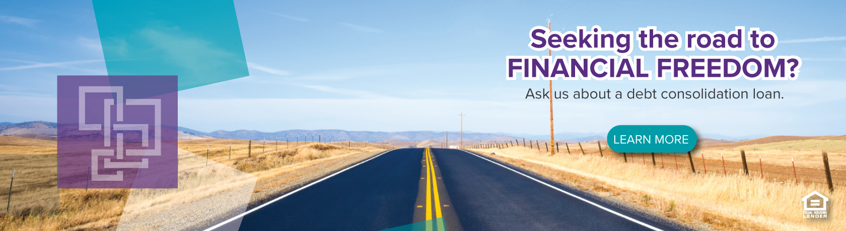 Seeking the road to financial freedom. Ask us about a consolidation loan.